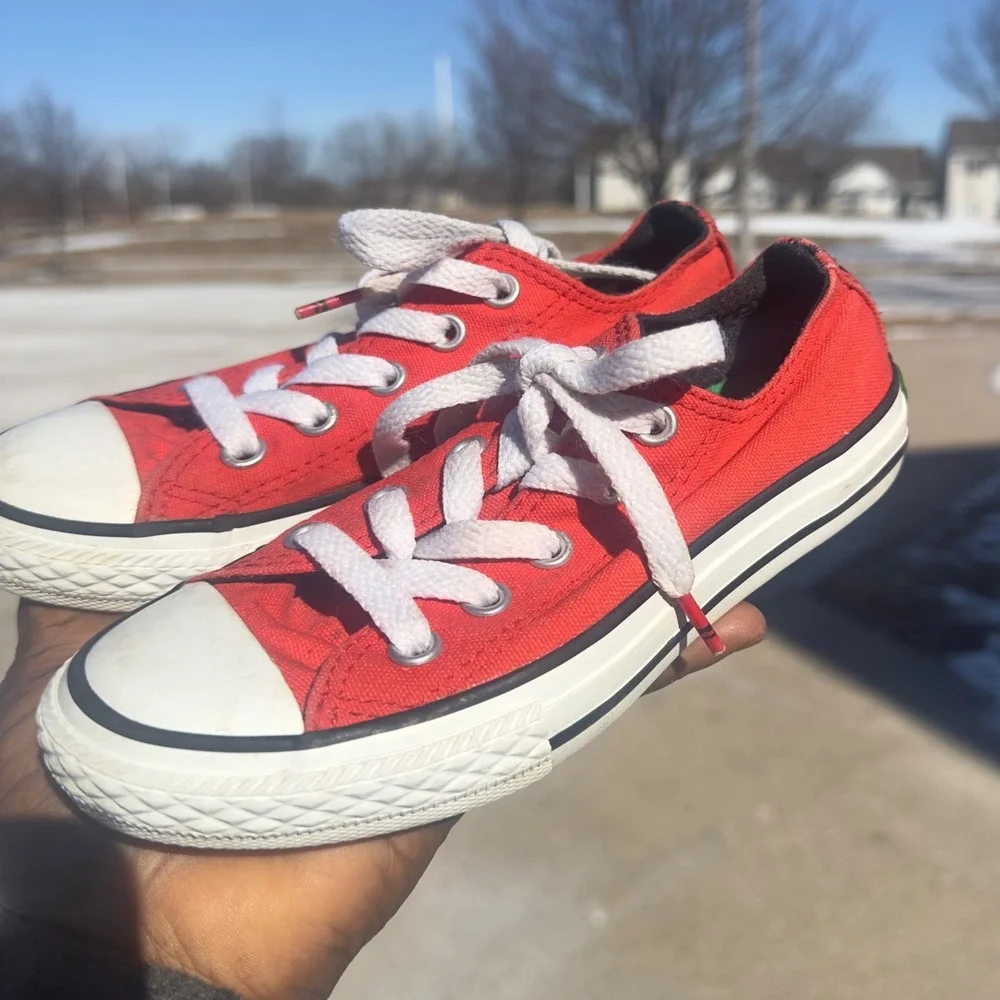 Converse All Star Crayola Scarlet Low Top Toddler Sneaker‎ Size 11 Orange Shoes